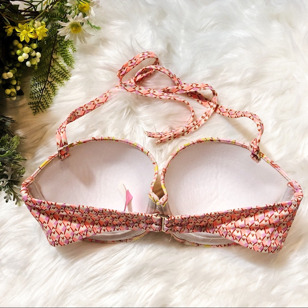 Fun Victoria’s Secret Demi Cup Swim Top - Picture 3 of 5